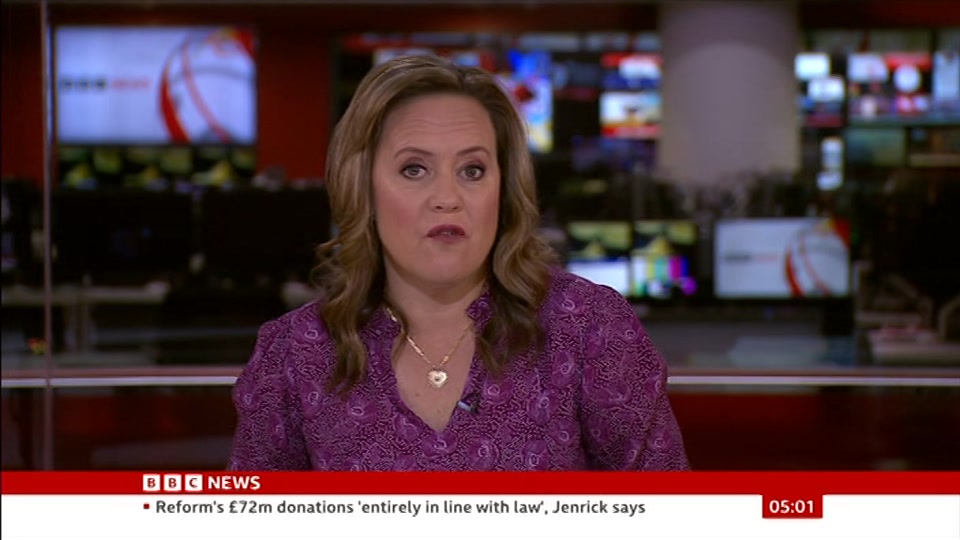 Still from BBC News at 1:00
