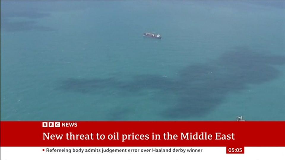 Still from BBC News at 5:30