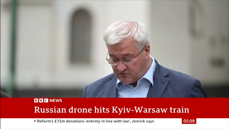 Still from BBC News at 9:00