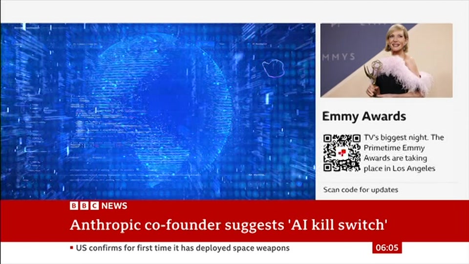 Broadcast still at 5m. BBC News, 15 September 2026.