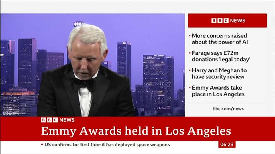 Still from BBC News at 23:00