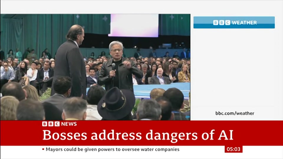 Still from BBC News at 3:00
