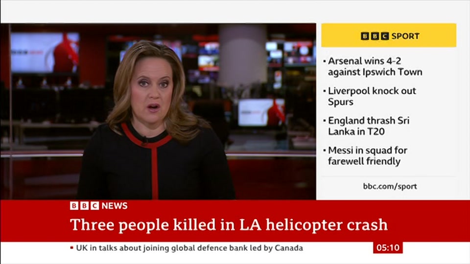Still from BBC News at 10:00