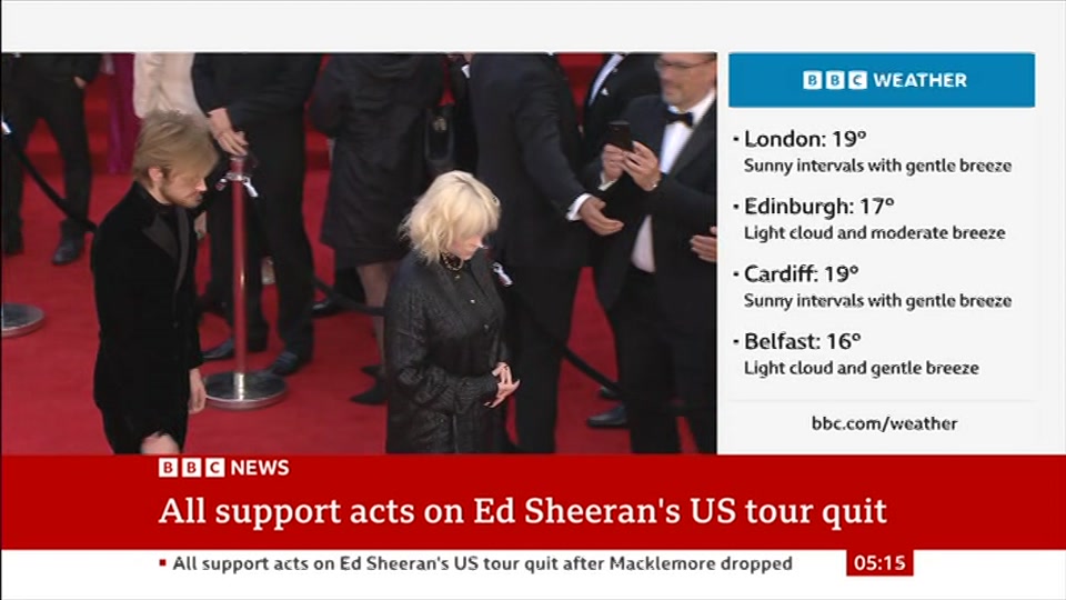 Still from BBC News at 15:00