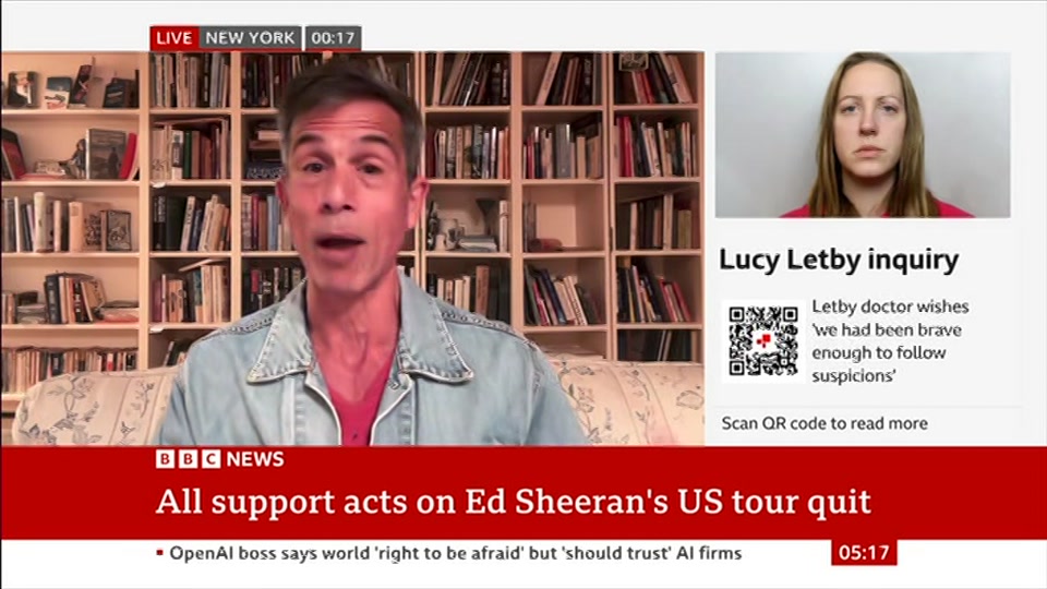 Broadcast still at 17m. BBC News, 16 September 2026.