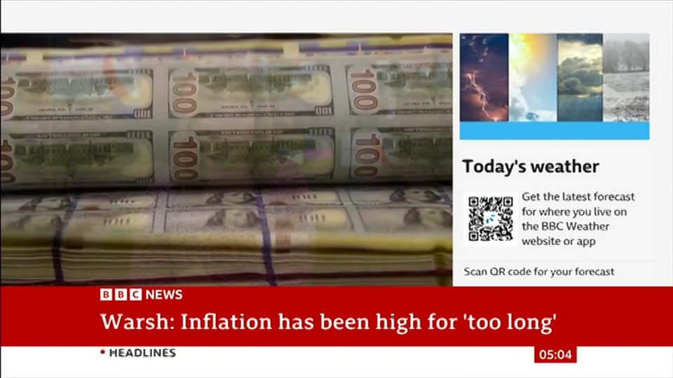 Still from BBC News at 4:00