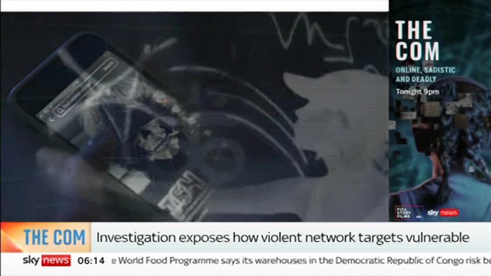 Still from Sky News at 14:30