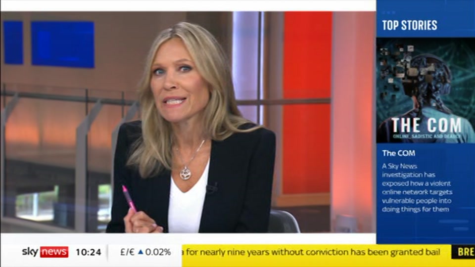 Still from Sky News at 24:00
