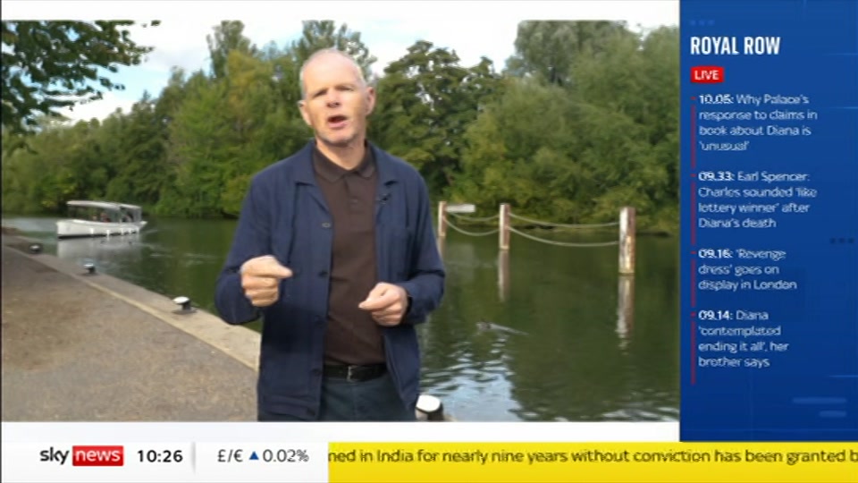 Broadcast still at 26m. Sky News, Sky News Today with Sam Washington, 18 September 2026.