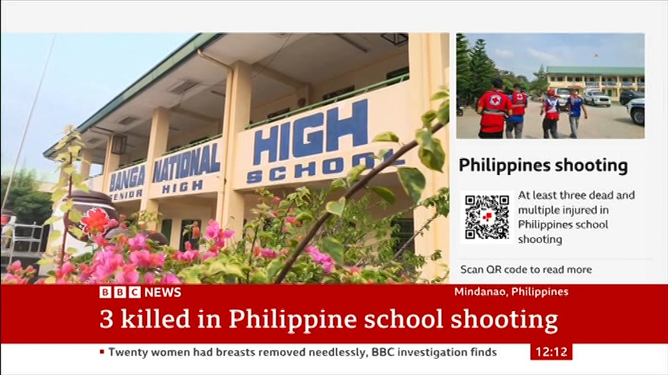 Broadcast still at 12m. BBC News, BBC News Now, 18 September 2026.