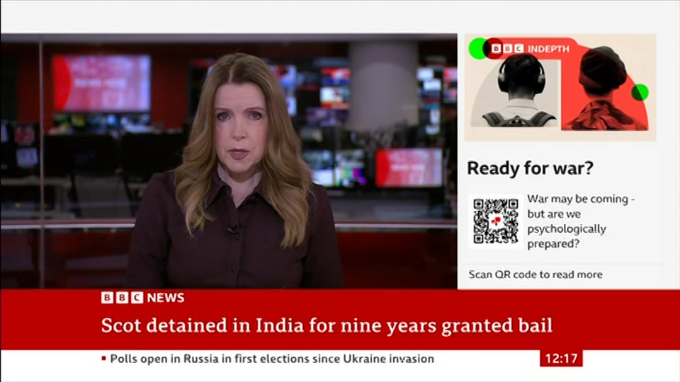 Still from BBC News at 17:30