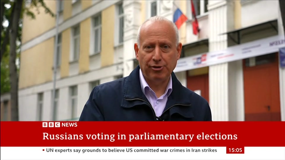 Broadcast still at 5m 30s. BBC News, Verified Live, 18 September 2026.