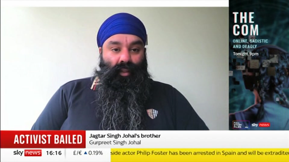 Broadcast still at 16m 30s. Sky News, Sky News Today, 18 September 2026.