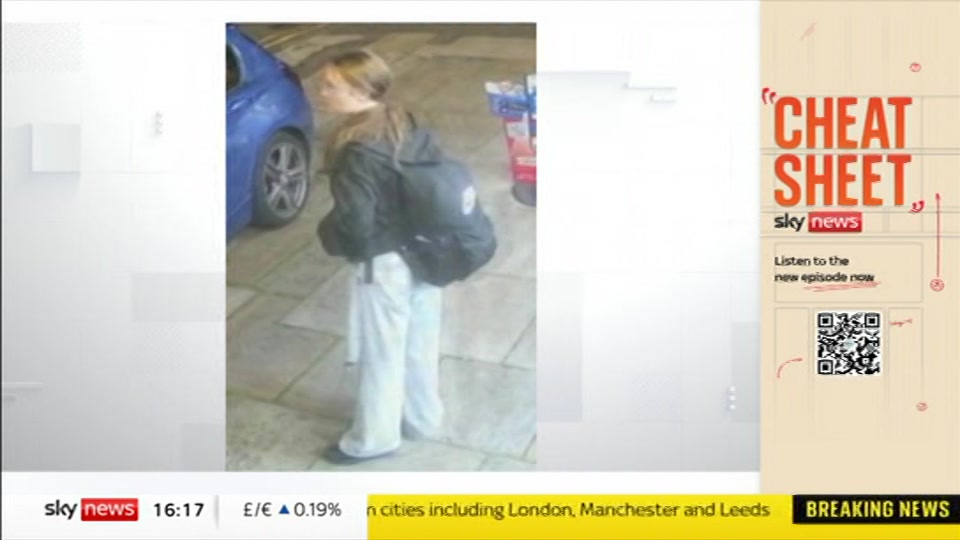 Still from Sky News at 17:30