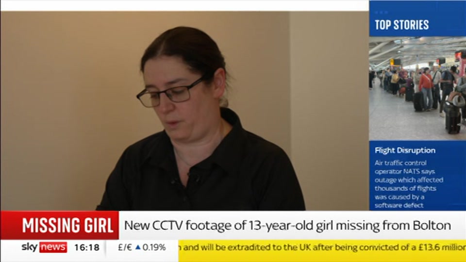 Broadcast still at 18m. Sky News, Sky News Today, 18 September 2026.