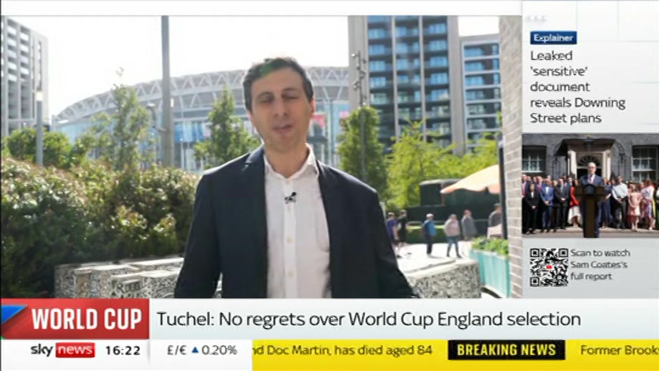 Still from Sky News at 22:00