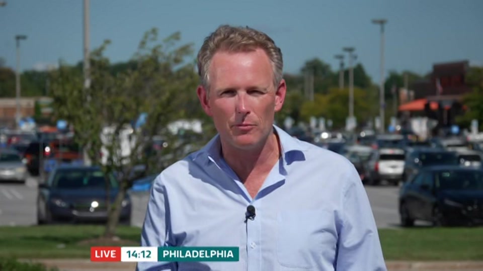 Broadcast still at 42m. ITV, ITV Evening News, 18 September 2026.