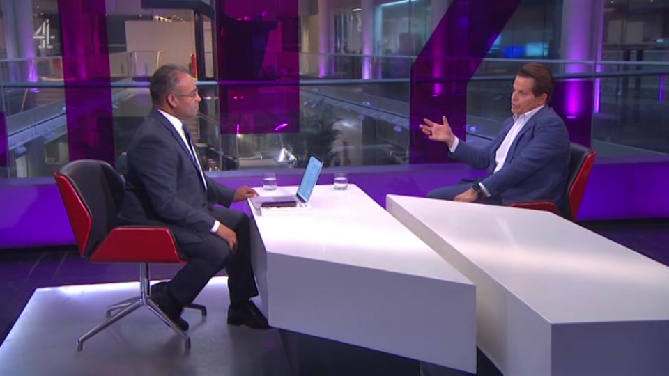 Broadcast still at 17m. Channel 4, Channel 4 News, 18 September 2026.