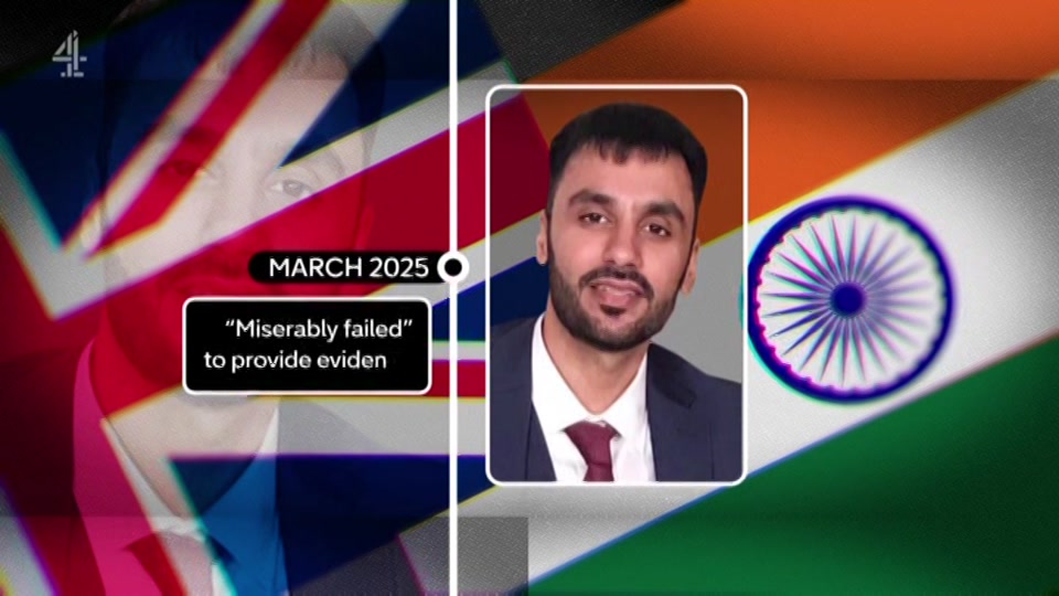 Broadcast still at 37m. Channel 4, Channel 4 News, 18 September 2026.