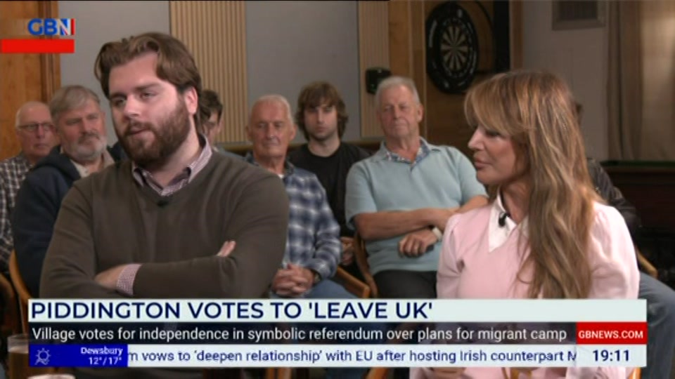 Broadcast still at 11m. GB News, New: Lee Anderson's Real World, 18 September 2026.