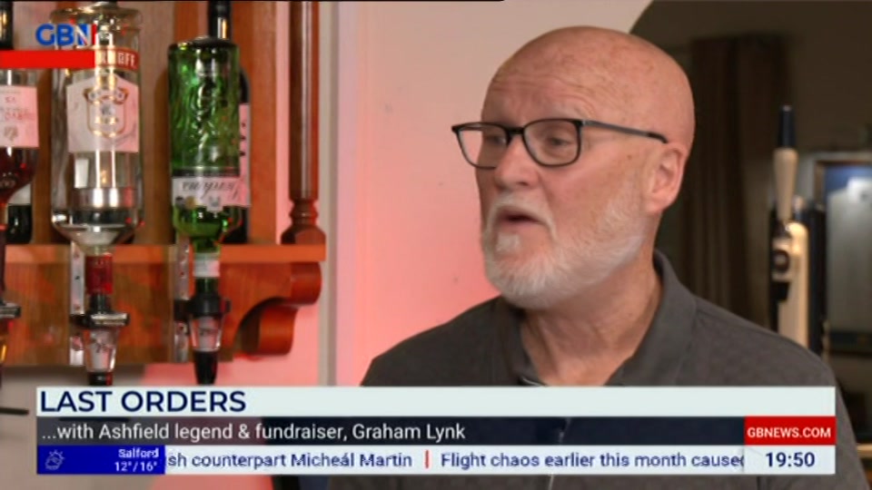 Broadcast still at 50m. GB News, New: Lee Anderson's Real World, 18 September 2026.