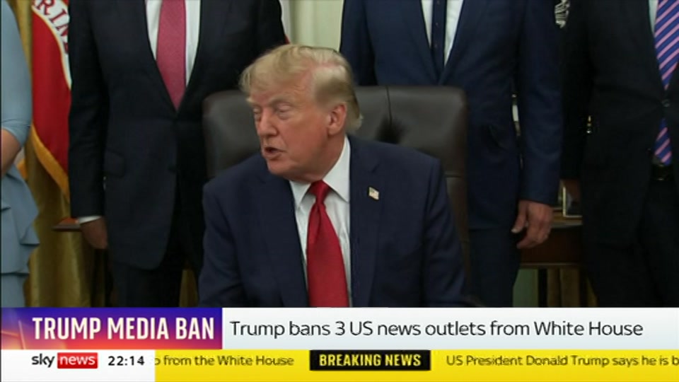 Still from Sky News at 14:00
