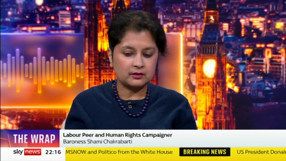 Still from Sky News at 16:00