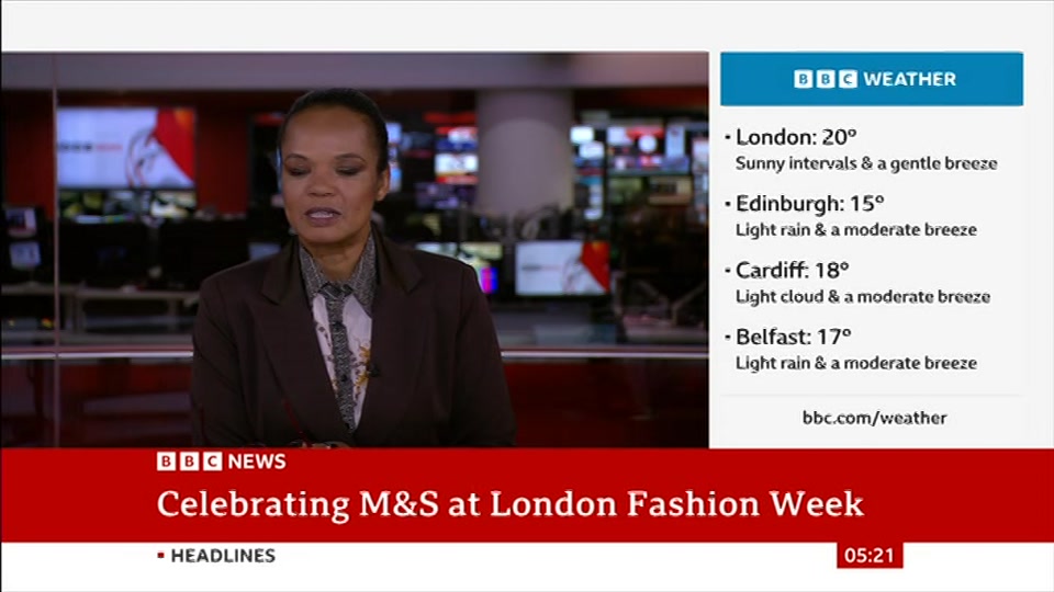 Still from BBC News at 21:00