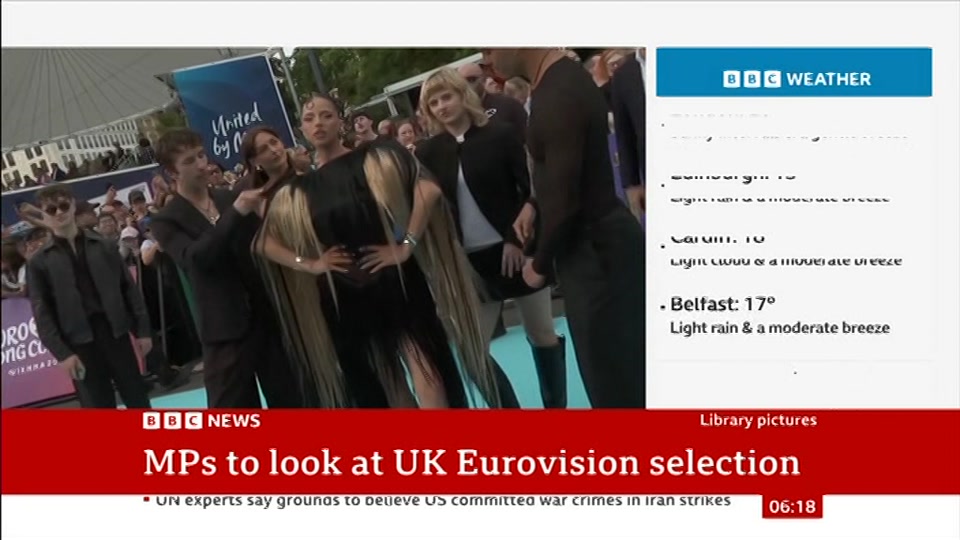 Still from BBC News at 18:00