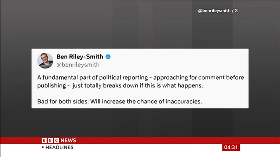 Still from BBC News at 1:30