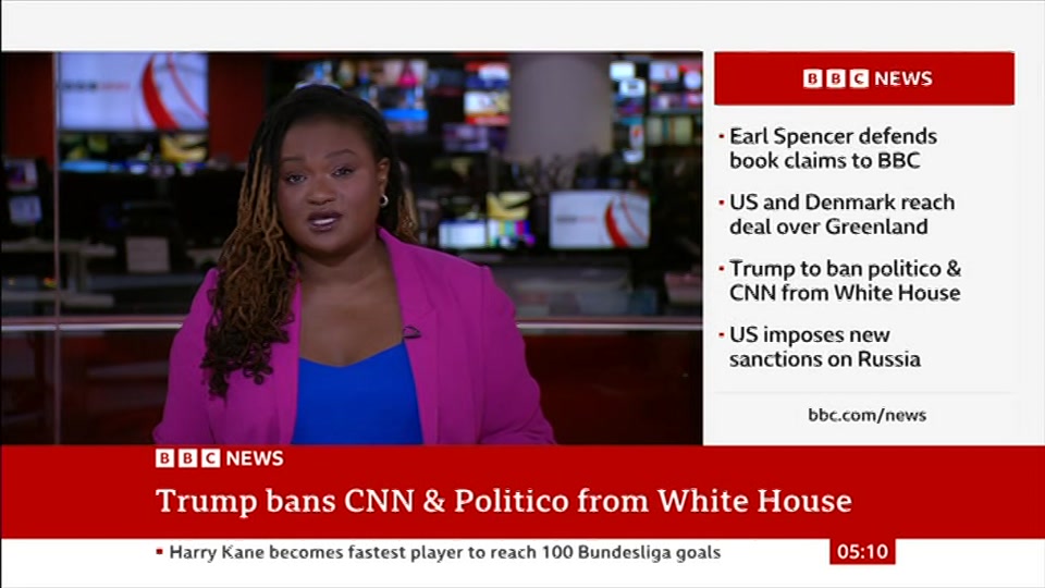 Still from BBC News at 10:00