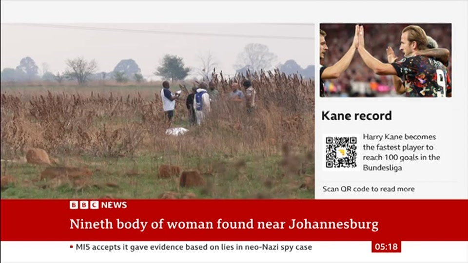 Broadcast still at 18m. BBC News, 19 September 2026.