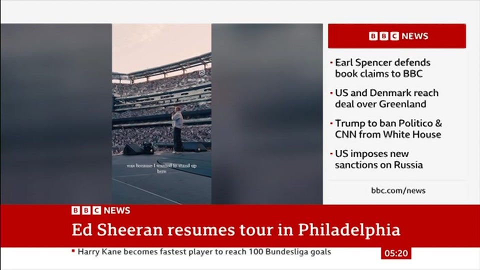 Still from BBC News at 20:30