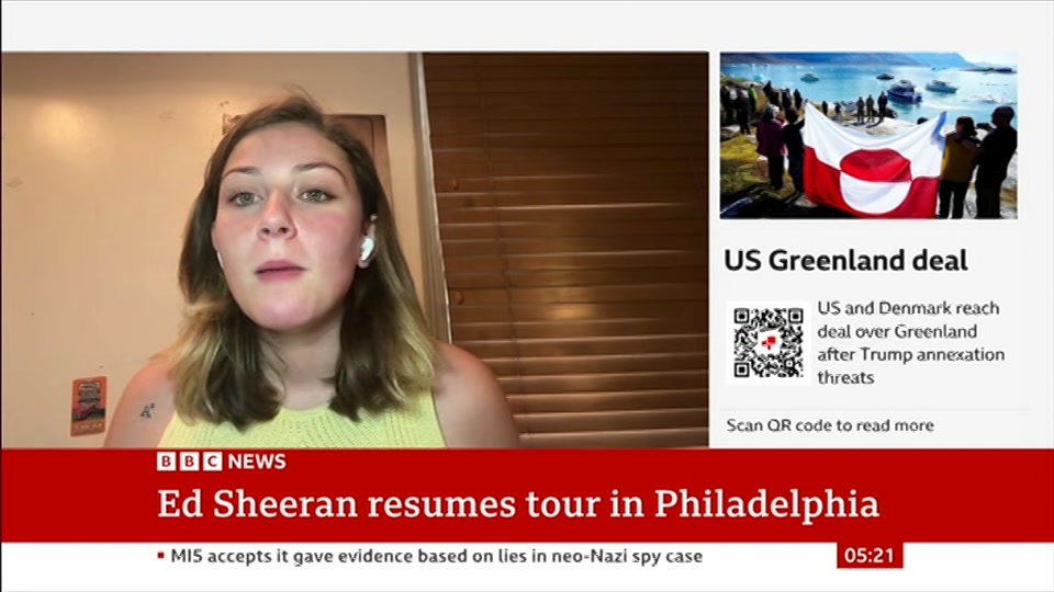 Still from BBC News at 21:30