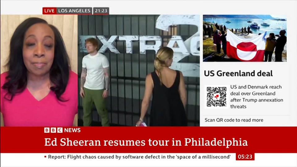 Broadcast still at 23m 30s. BBC News, 19 September 2026.