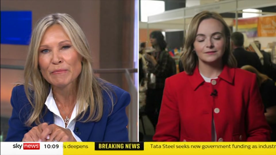 Still from Sky News at 9:30