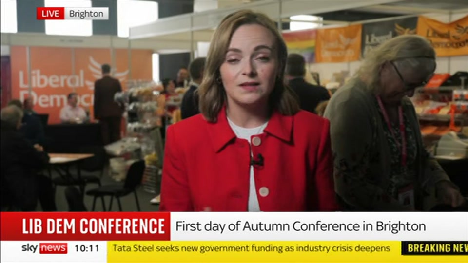 Broadcast still at 11m 30s. Sky News, Sky News Today with Sam Washington, 19 September 2026.