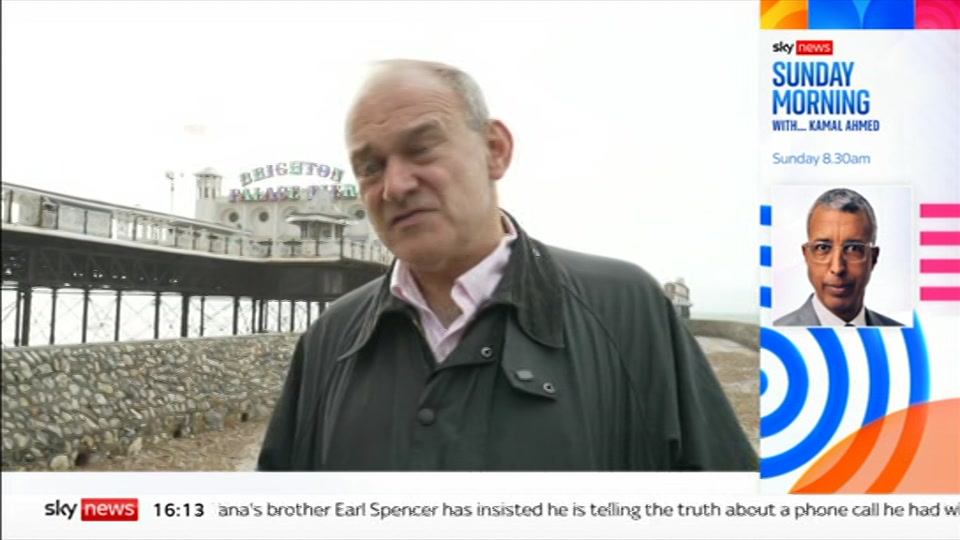 Still from Sky News at 13:00