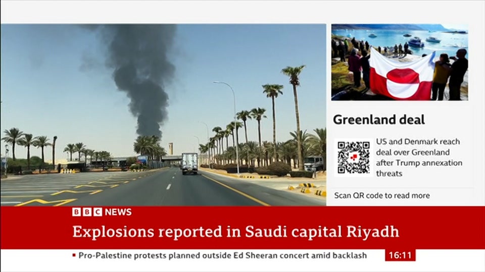 Still from BBC News at 11:00