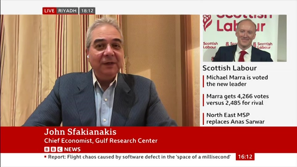 Still from BBC News at 12:00