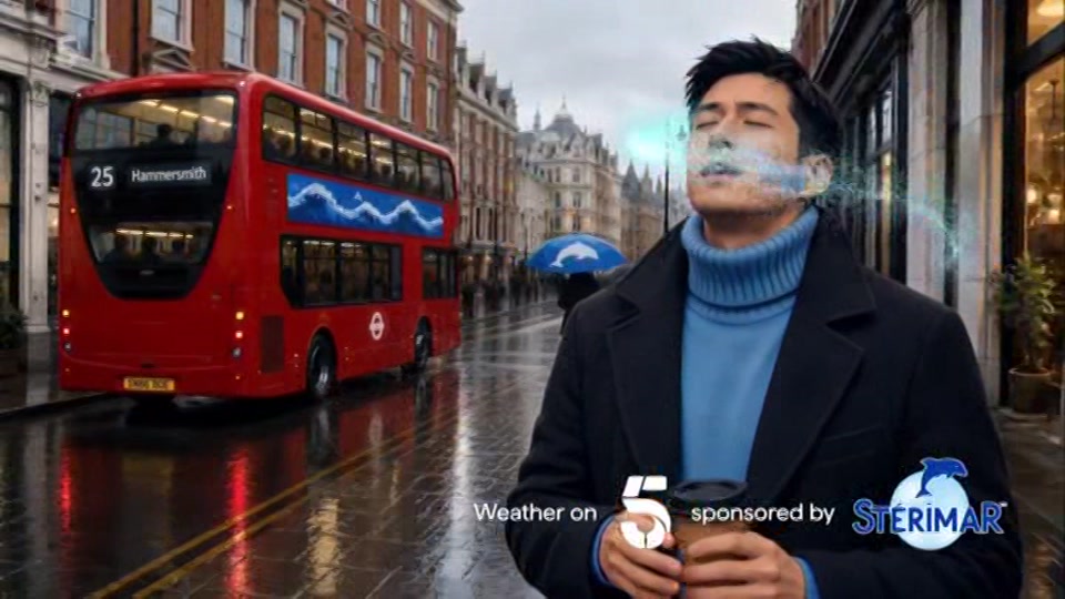 Broadcast still at 2m 30s. Channel 5, 5 News Weekend, 19 September 2026.