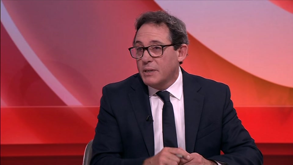 Broadcast still at 7m. BBC One, BBC News, 19 September 2026.