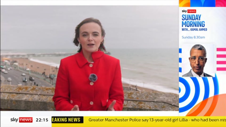 Still from Sky News at 15:00