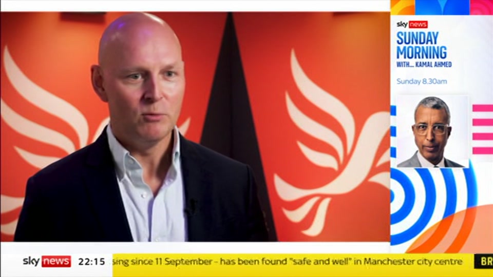 Still from Sky News at 15:30