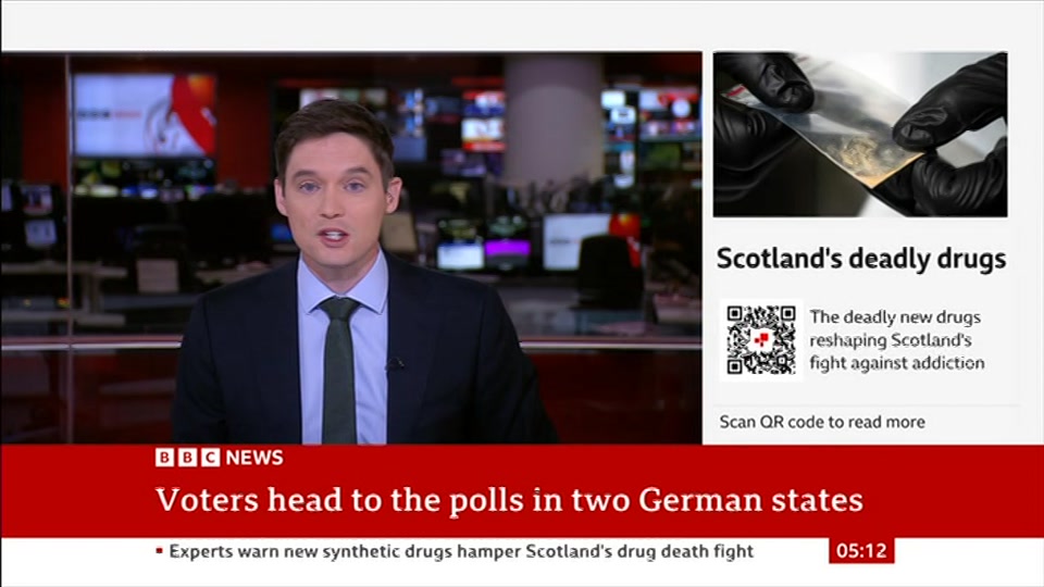 Still from BBC News at 12:30