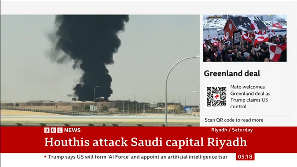 Still from BBC News at 18:00