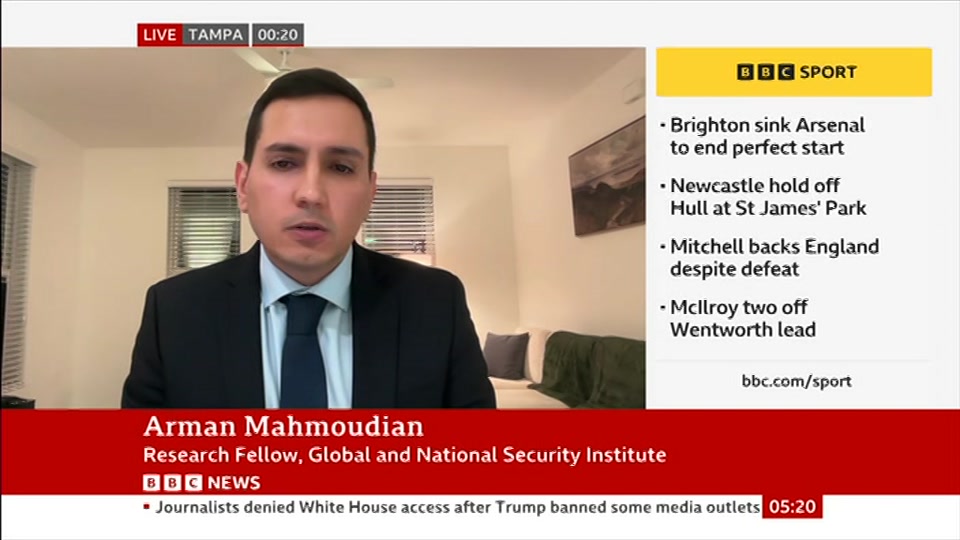 Broadcast still at 20m. BBC News, 20 September 2026.