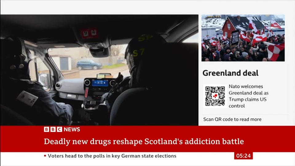 Broadcast still at 24m. BBC News, 20 September 2026.