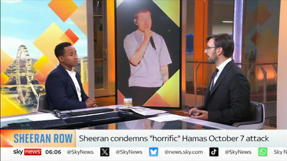 Still from Sky News at 6:00