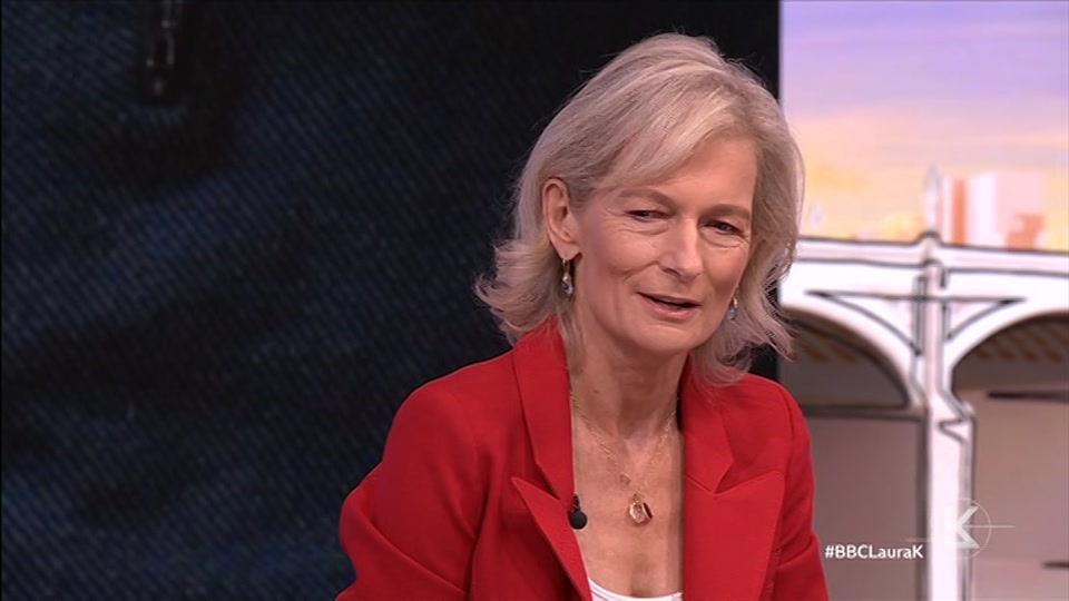 Broadcast still at 6m 30s. BBC One, Sunday with Laura Kuenssberg, 20 September 2026.